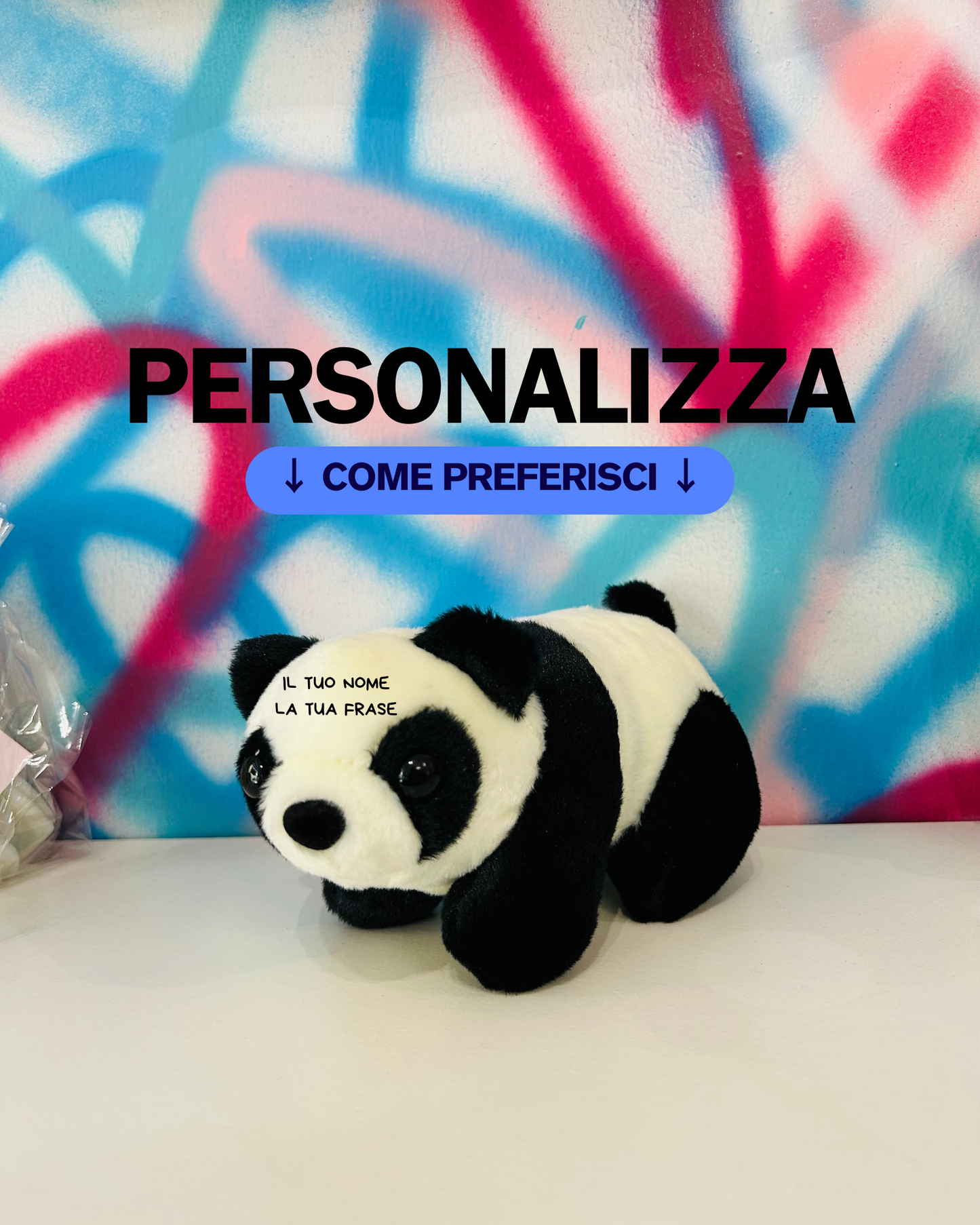 Peluche BBART- "Pandino trallala"