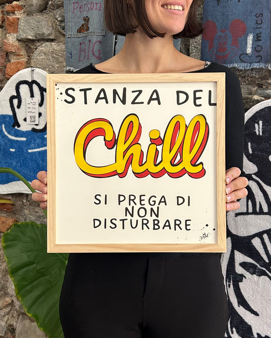 Quadro "La stanza del chill"