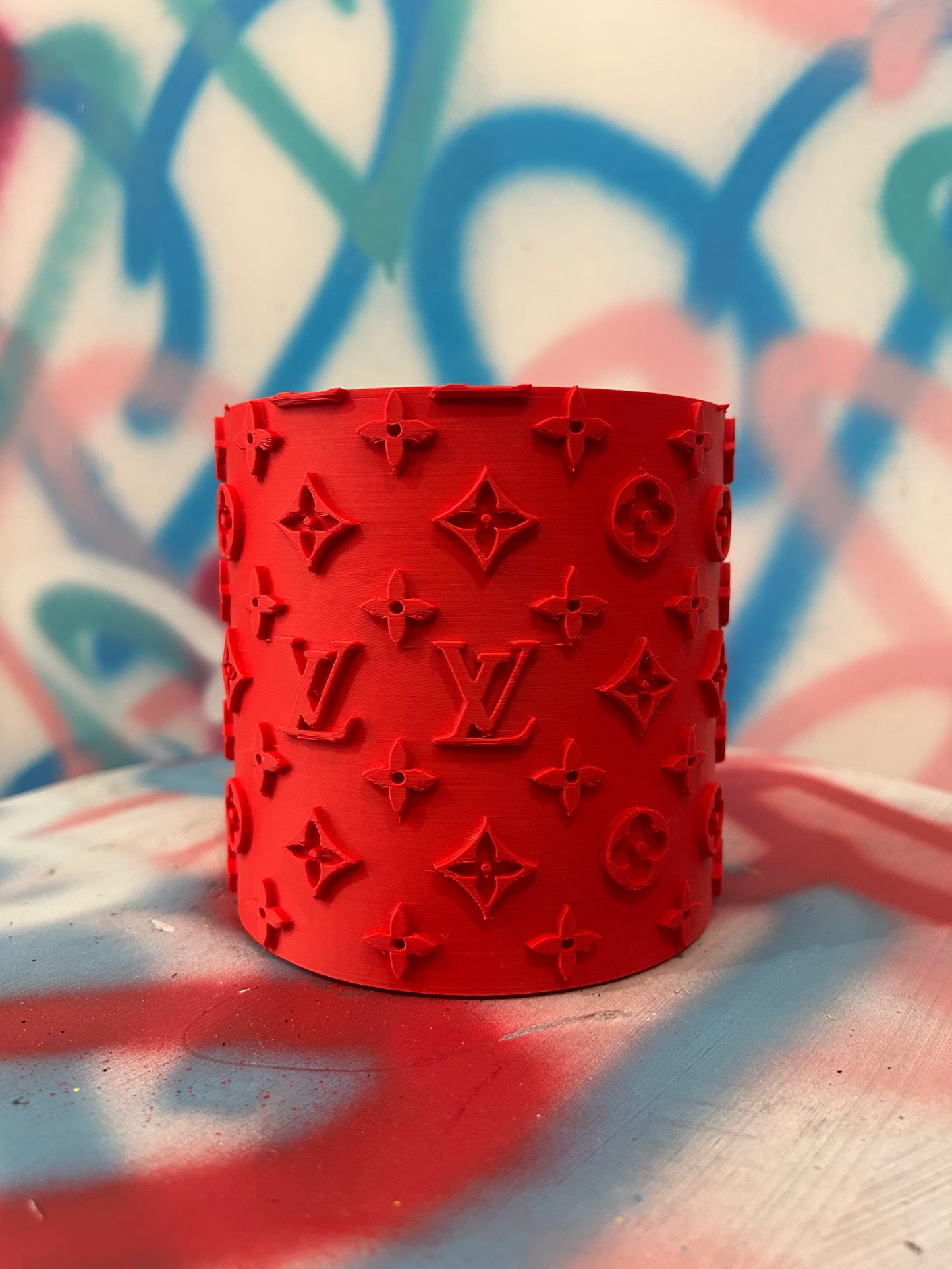 Vaso con rilievo design- 3D