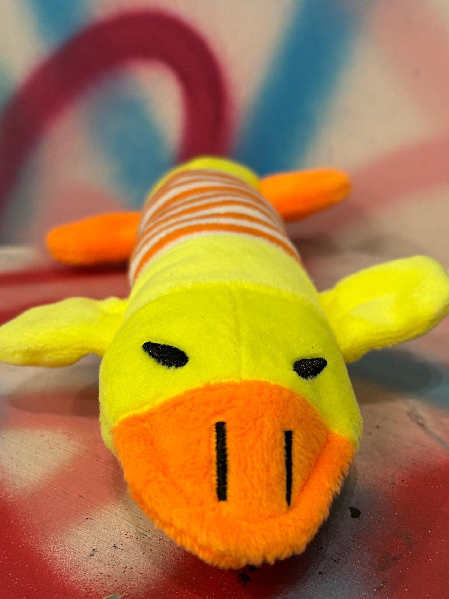 Peluche sonoro BBART- Lungo Anatra