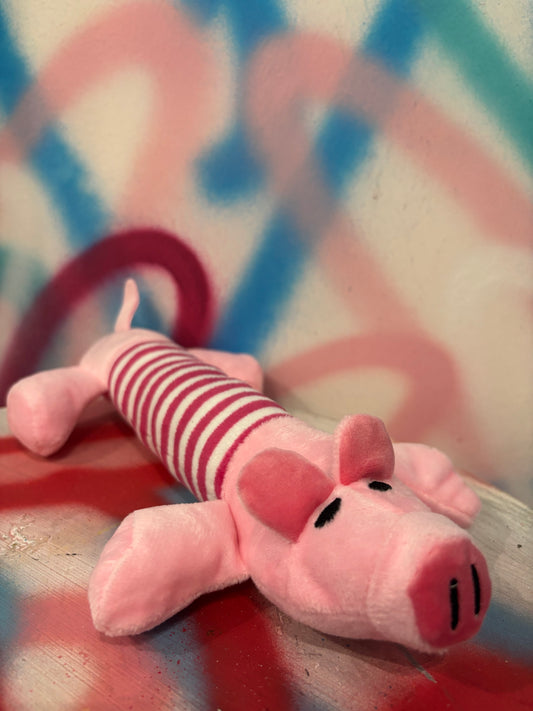 Peluche sonoro BBART- Maialino Lungo