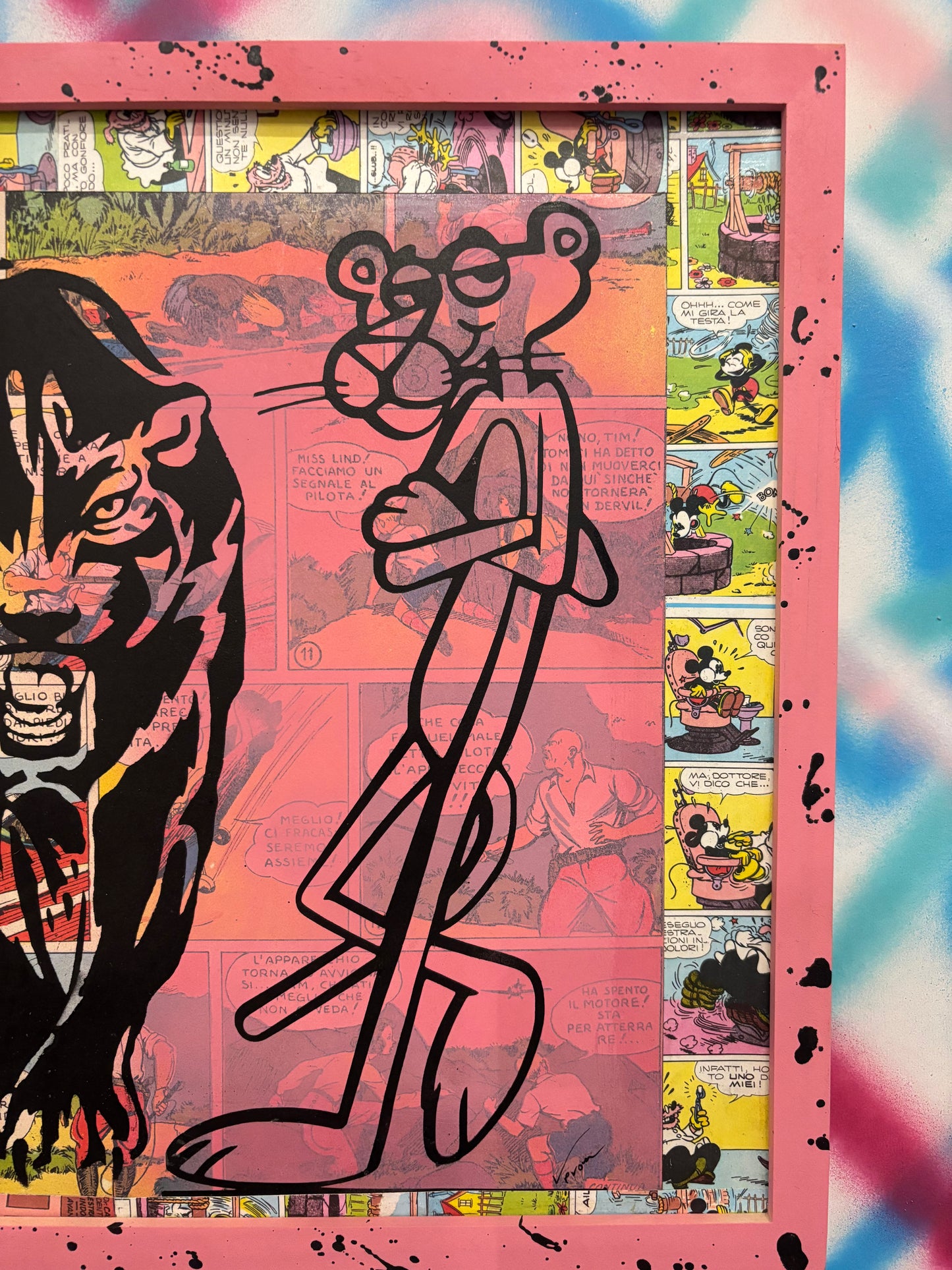 Panther pink comics