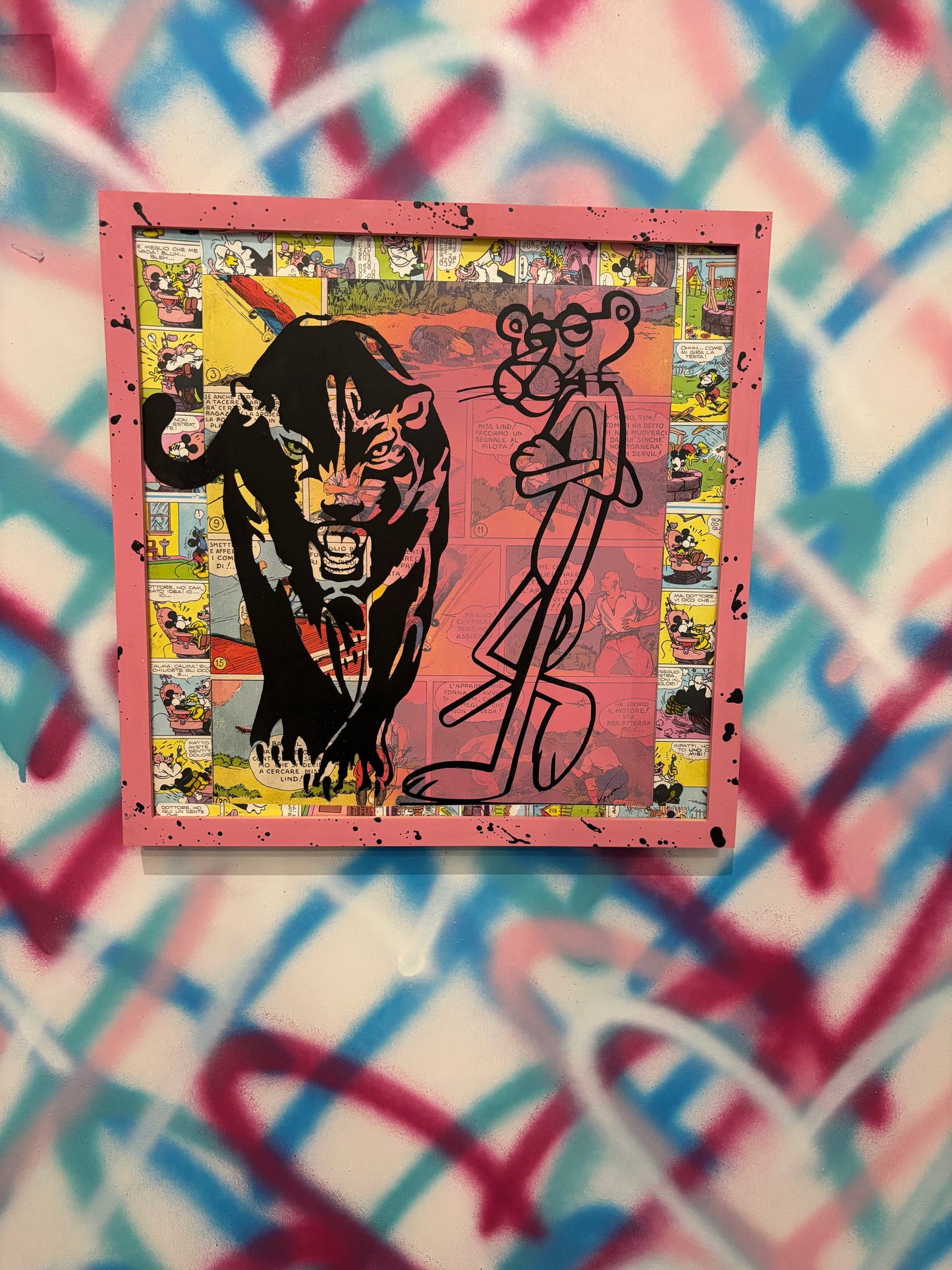 Panther pink comics