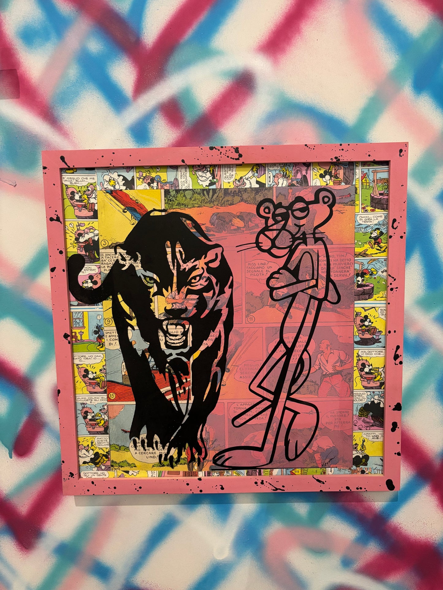 Panther pink comics
