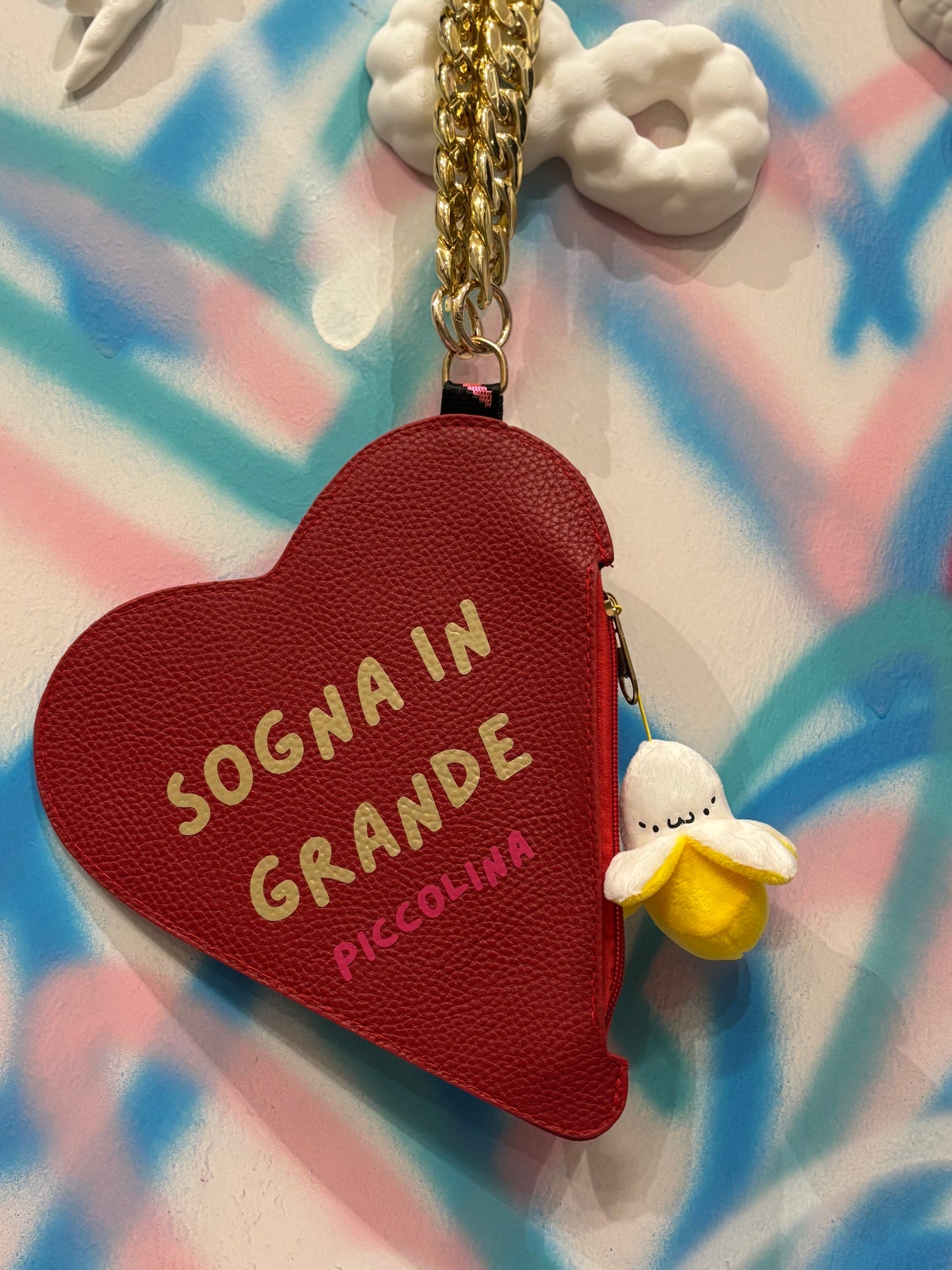 Borsa design- BBART CUORE “Sogna in grande, piccola”
