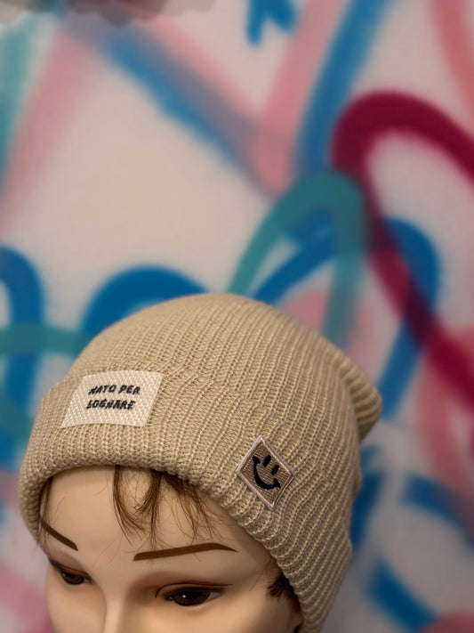 Cappellino Beanie Panna – “Nato per sognare” – Unisex, Pezzo unico