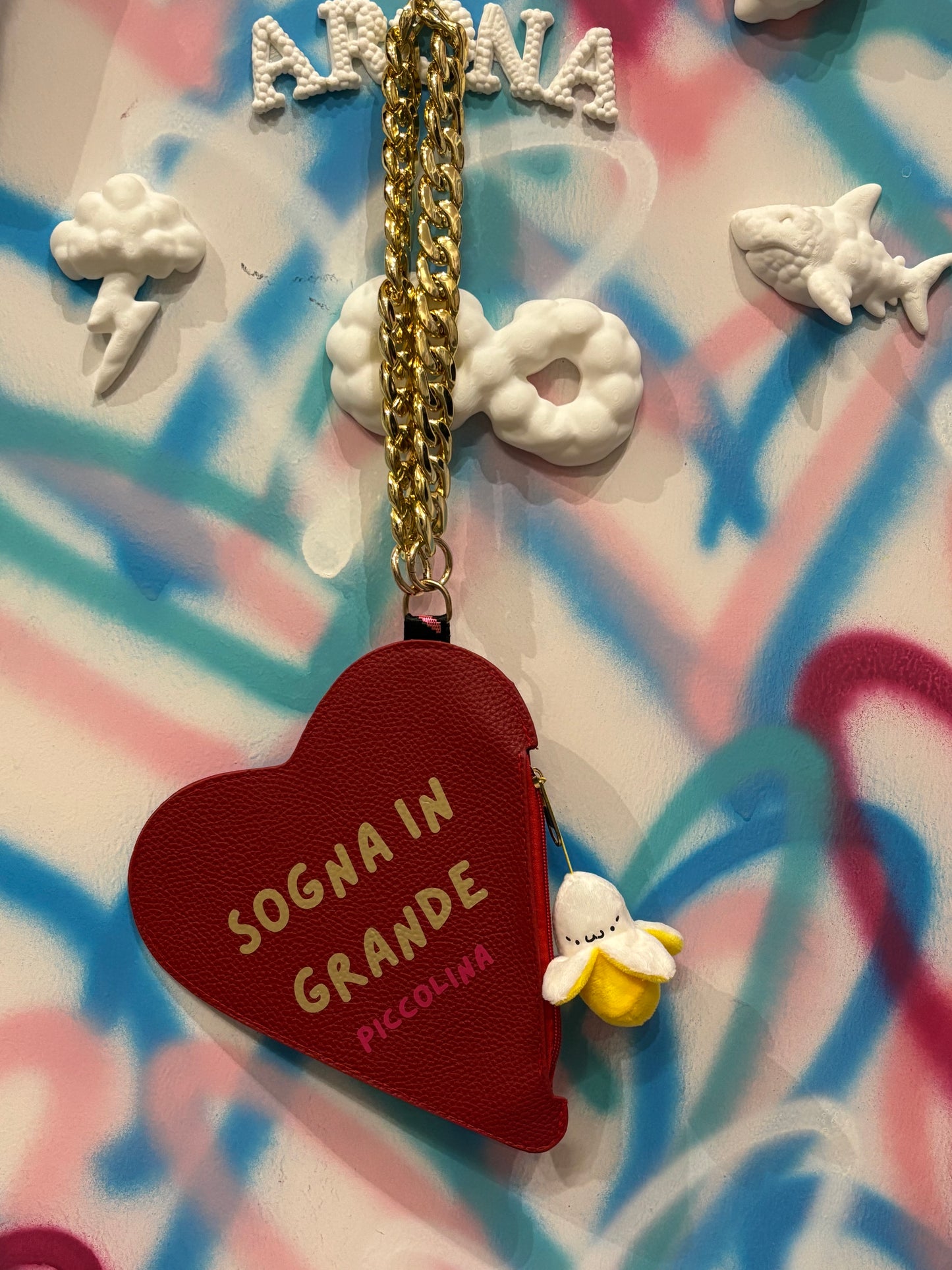 Borsa design- BBART CUORE “Sogna in grande, piccola”