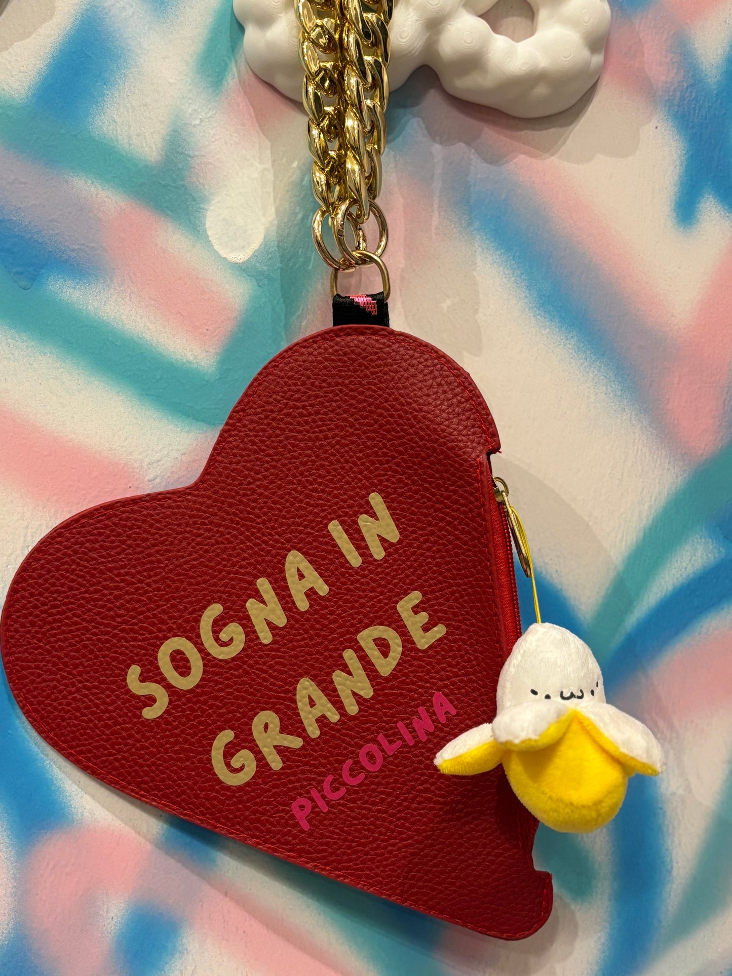 Borsa design- BBART CUORE “Sogna in grande, piccola”