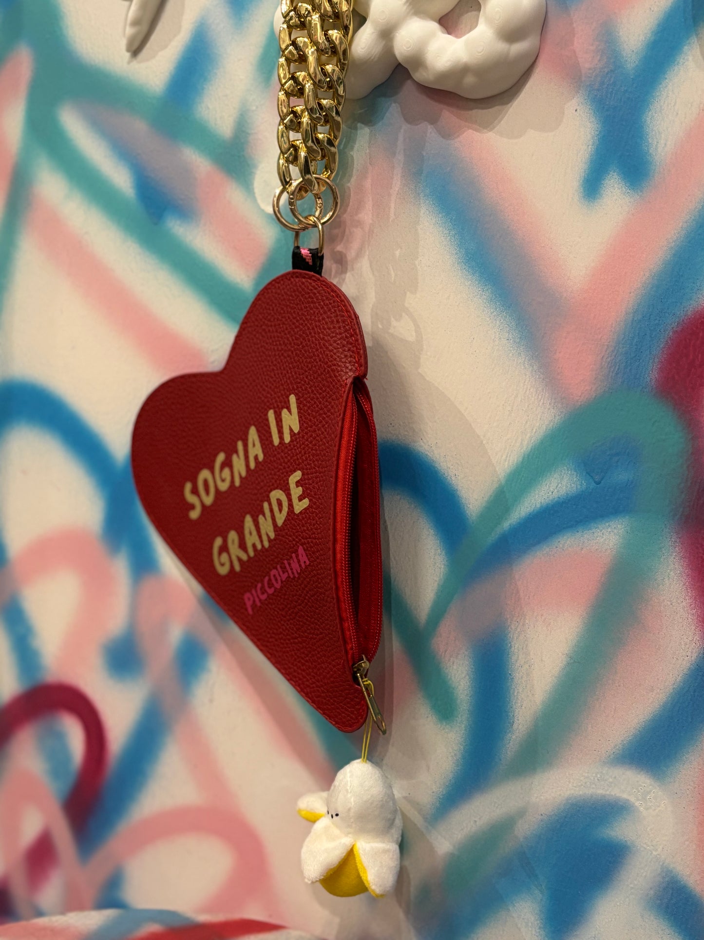 Borsa design- BBART CUORE “Sogna in grande, piccola”