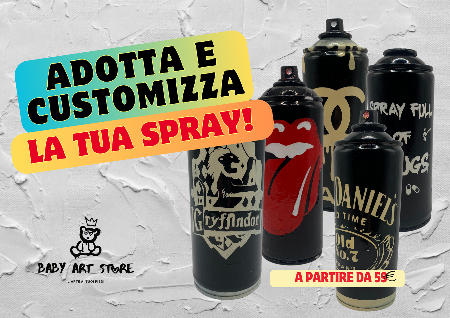 Bomboletta spray customizzata