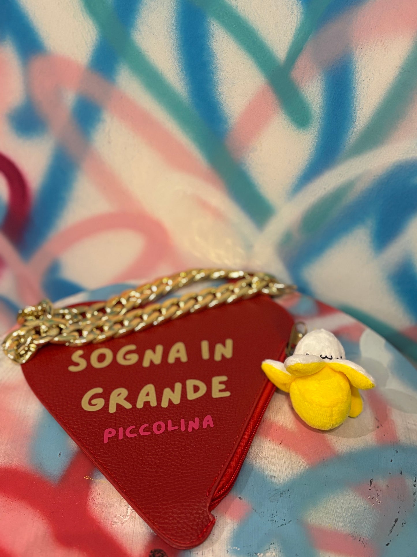 Borsa design- BBART CUORE “Sogna in grande, piccola”