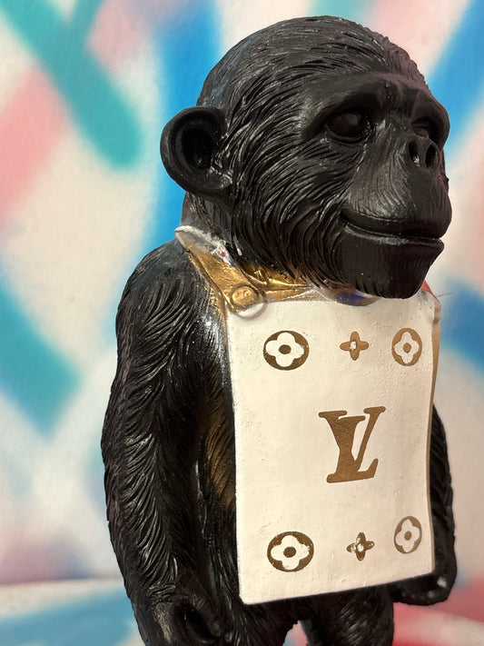 Scimmietta Pop Art “LV” Gold Edition