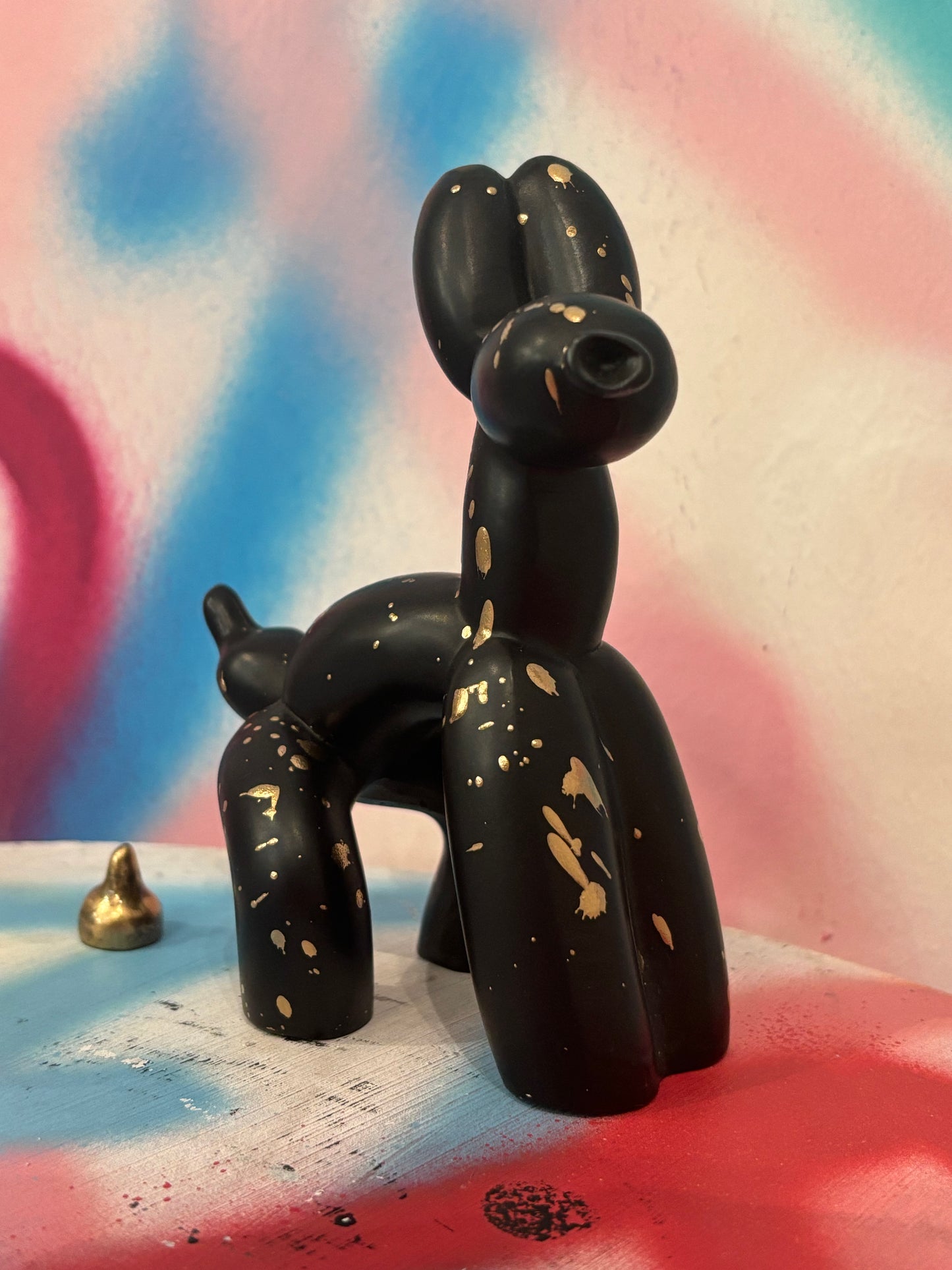Balloon Dog Black Gold Edition