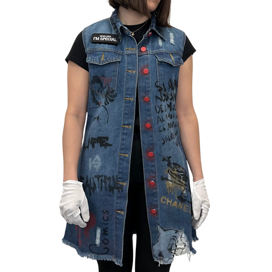 Giacca di Jeans "Street Art"