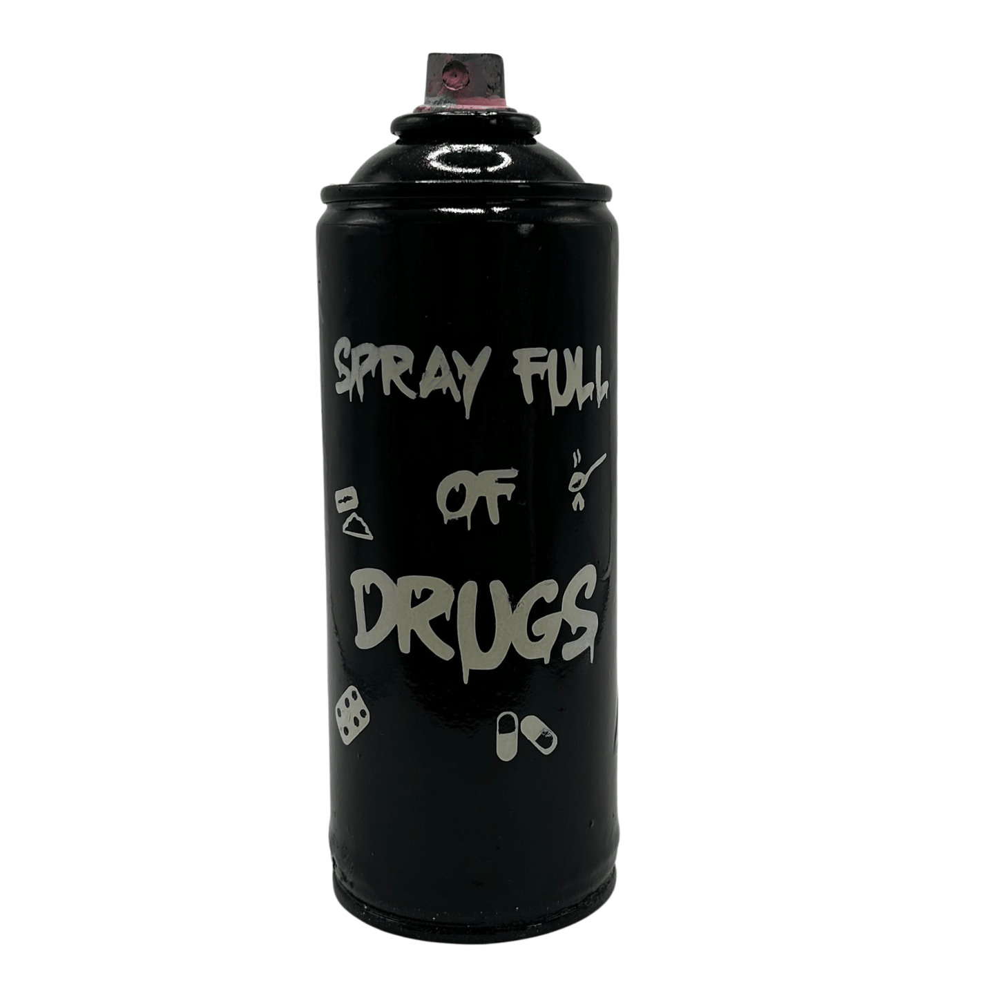 Full of Drugs Spray Can